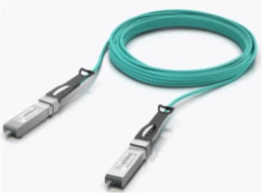 UBIQUITI FIBRE OPTIC CABLE SFP+ 5M AQUA "UACC-AOC-SFP10-5M"
