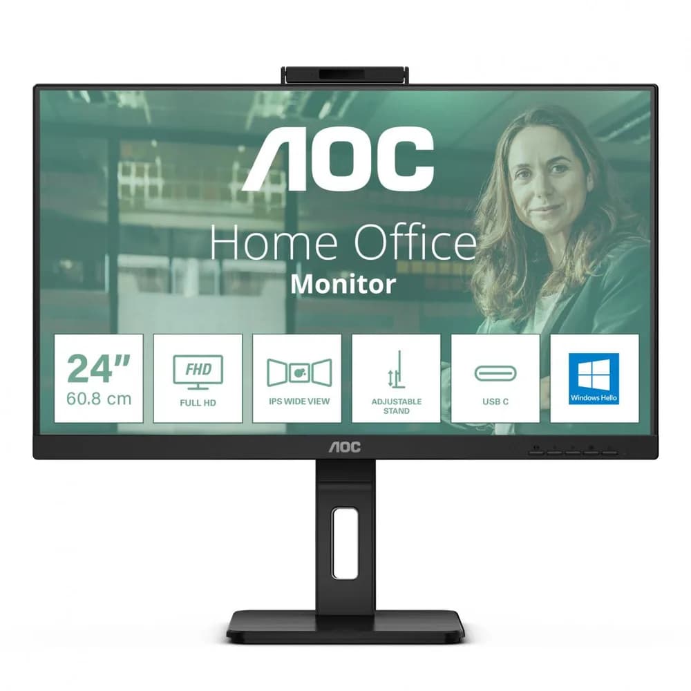 Monitor Consumer AOC 24P3CW, 23.8", 1920 x 1080 pixeli, Black