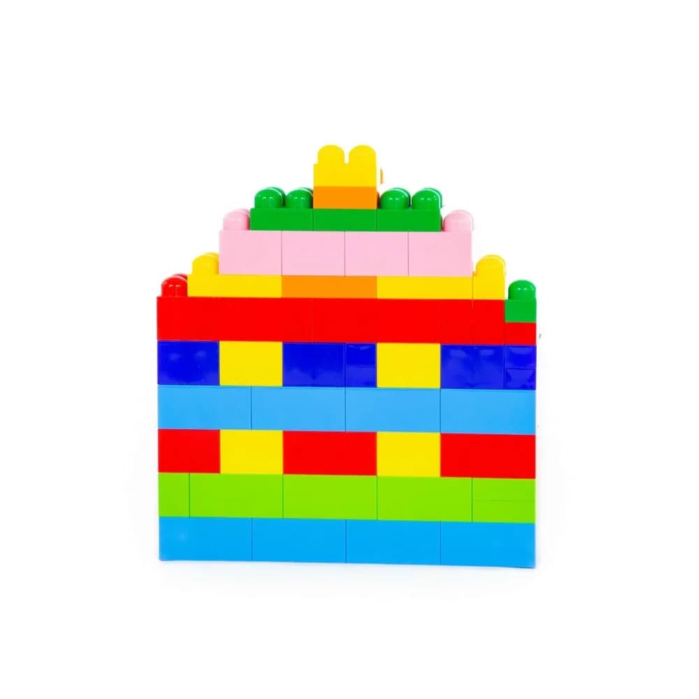 Cuburi constructii Jumbo, 74 piese/cutie, Polesie — miniatură