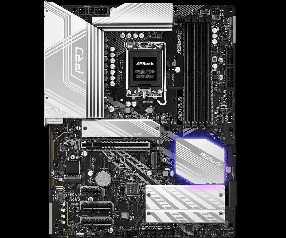 Placa de baza ASRock Z890 Pro RS, Socket 1851, DDR5, ATX — miniatură