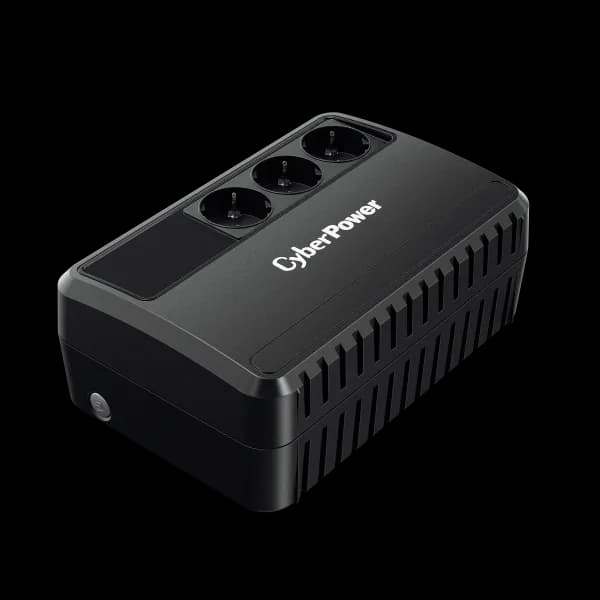 UPS CYBER POWER Line Int. fara management, 650VA/ 360W, AVR, 3 x socket Schuko, indicatie status cu LED, 1 x baterie 12V/5Ah, Backup: 21-35 min, incarcare pana la 8h, GreenPower, "BU650EG" — miniatură