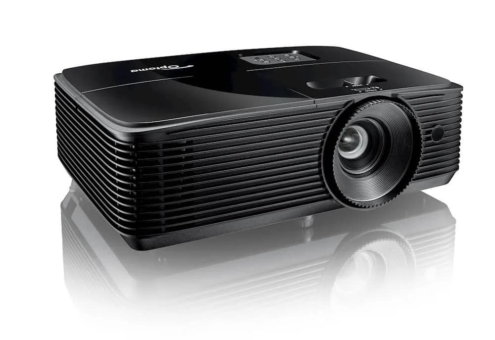Videoproiector Optoma H190X, DLP WXGA 1280*800, 3.900 lumeni, 30.000:1, 16:10/ 4:3/ 16:9, dimensiune maxima imagine 7.61 m/ 300'', distanta maxima de proiectie 12m, lampa 6.000 ore/ 15.000 eco+, zoom 1.1x, HDMI 1.4a 3D support, VGA (YPbPr/RGB), Composite video, audio in/ out, VGA, USB-A power 1A — miniatură