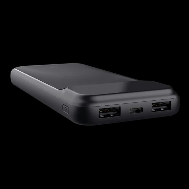 Baterie externa Trust Avala, capacitate 10.000mAh, 3 porturi, timp reincarcare 6 ore, negru