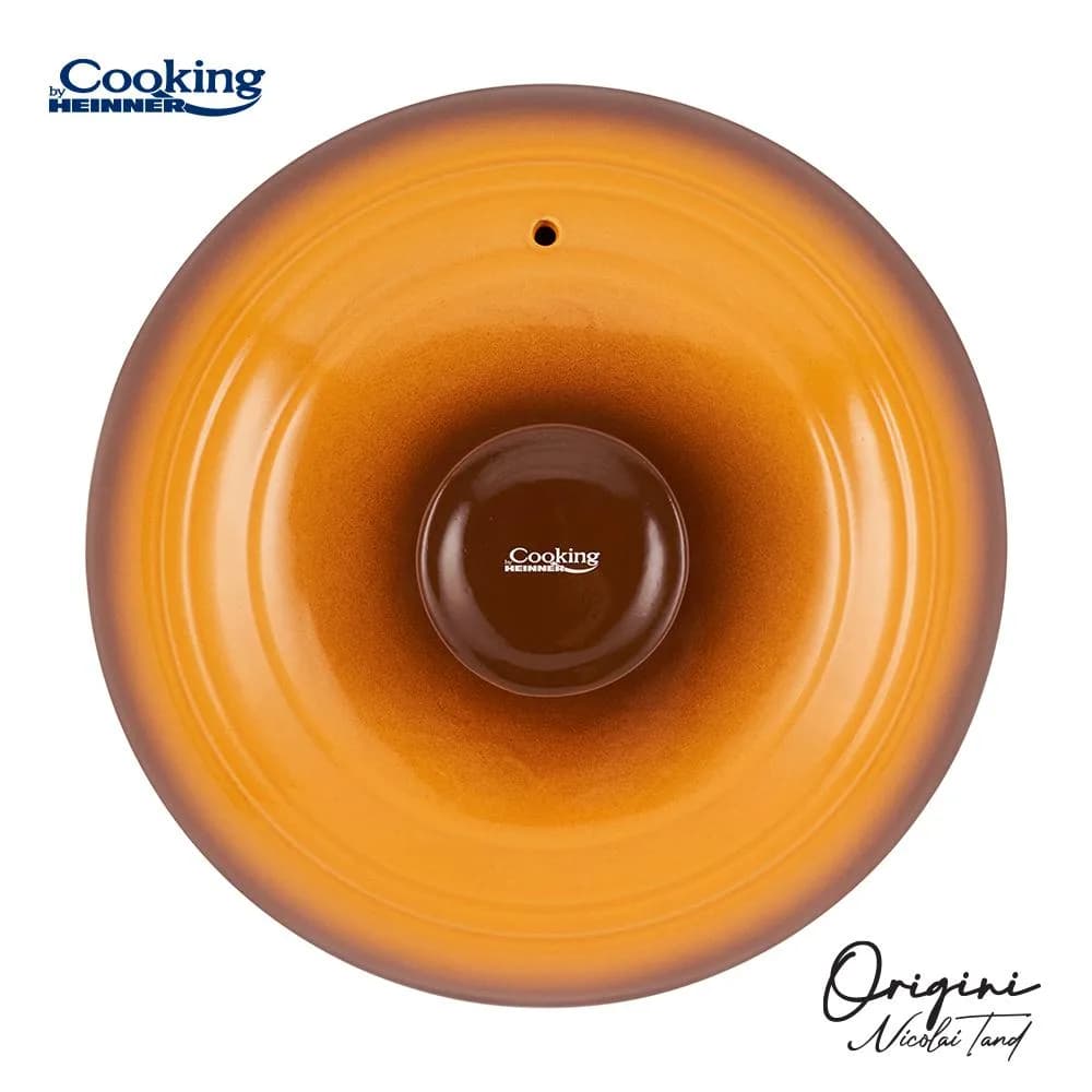 OALA CERAMICA CU CAPAC, 17x18 CM, 4.5 L, NICOLAI TAND, ORIGINI, COOKING BY HEINNER — miniatură