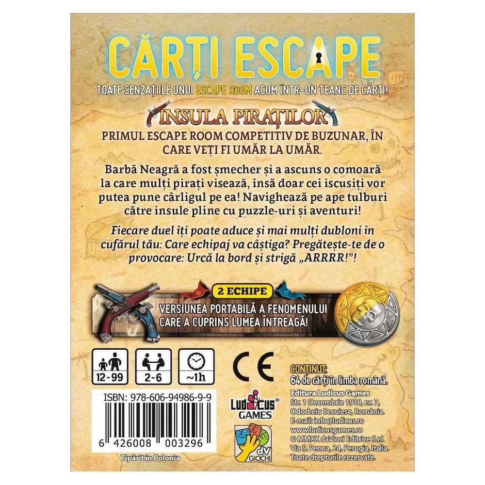 Carti Escape - Insula Piratilor, ISBN: 978-606-94986-9-9 — miniatură