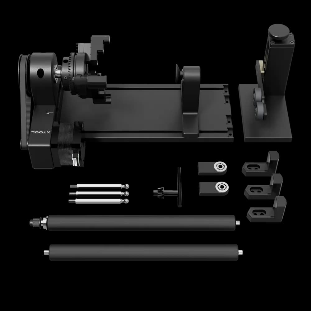 Accesoriu gravator laser xTool Rotary Attachment 2 Pro – RA2 Pro — miniatură