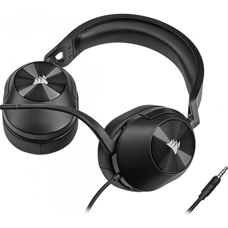 Casti Gaming Head-band Corsair HS55 SURROUND, Wired, Negru — miniatură