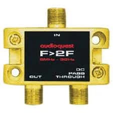 Splitter RF Audioquest F-2F 75Ω Splitter, 1 IN - 2 OUT