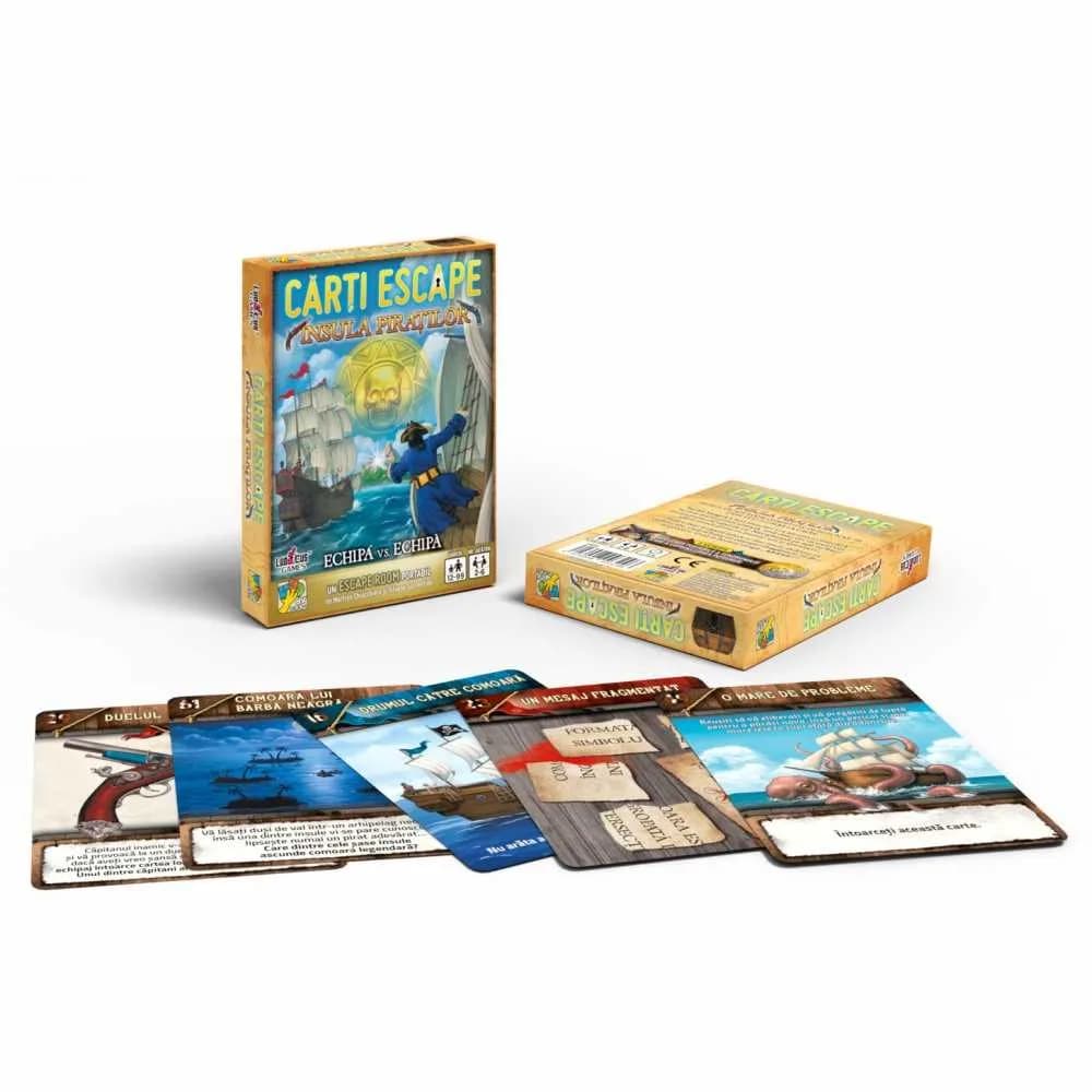 Carti Escape - Insula Piratilor, ISBN: 978-606-94986-9-9 — miniatură