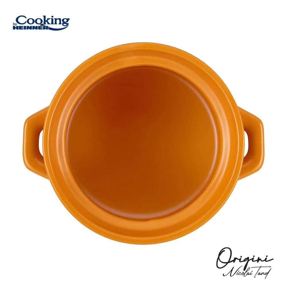 OALA CERAMICA CU CAPAC, 17x18 CM, 4.5 L, NICOLAI TAND, ORIGINI, COOKING BY HEINNER — miniatură