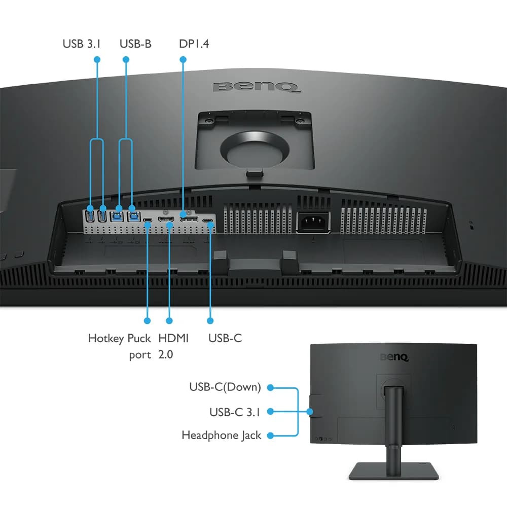 Monitor LED PD2705U 27" 3840x2160px 5ms Black "9H.LKDLA.TBE" — miniatură