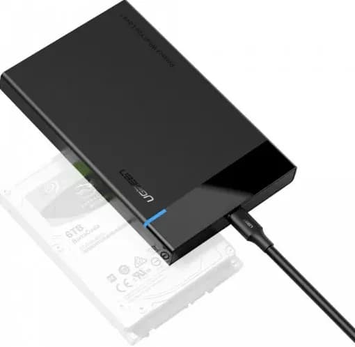 RACK extern Ugreen, "US221" pt HDD si SSD SATA 2.5" conectare USB 3.0 max 5 Gbps, ABS, negru "30848" - 6957303838486