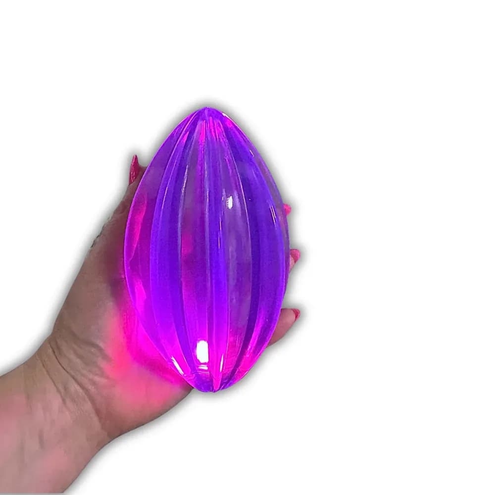 Minge de rugby luminoasa cu striatii — miniatură