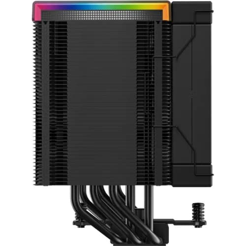 COOLER DeepCool "AK500 DIGITAL PRO" skt. Intel si AMD, racire cu aer, vent. 120mm, 500 - 1750 rpm, 5 heatpipes, inaltime 162mm, afisaj digital,"R-AK500-BKAPMN-G" — miniatură
