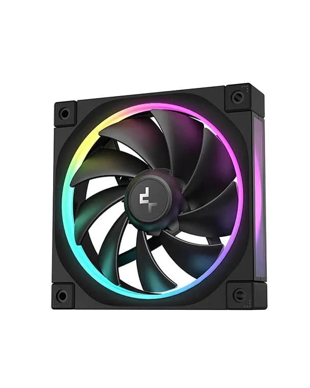 Ventilator DeepCool "FL12R", 120mm, 500-2150 RPM, FDB, 55 cfm, 4pin PWM, negru, "R-FL12R-BKAPN1-G" - 6933412785156 — miniatură