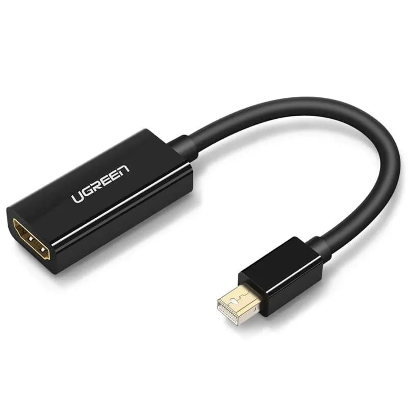 CABLU video Ugreen, "MD112" mini DP (T) la HDMI (M), 1080P la 60Hz, lungime 0.25m, negru "10461" - 6957303814619