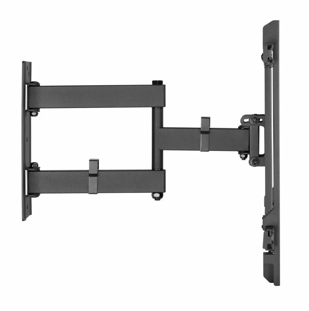 Suport TV de perete Serioux TV61-443, compatibilitate dimensiune ecran: 32"-70", compatibilitate VESA: 200x100, 200x200, 300x200, 400x200, 300x300, 400x300, 400x400, greutate maximă suportata: 50kg, distanta fata de perete: 78~442mm, inclinare: +3°~-15°, pivotare: +90°~-90°, nivel ecran: +3°~-3° — miniatură