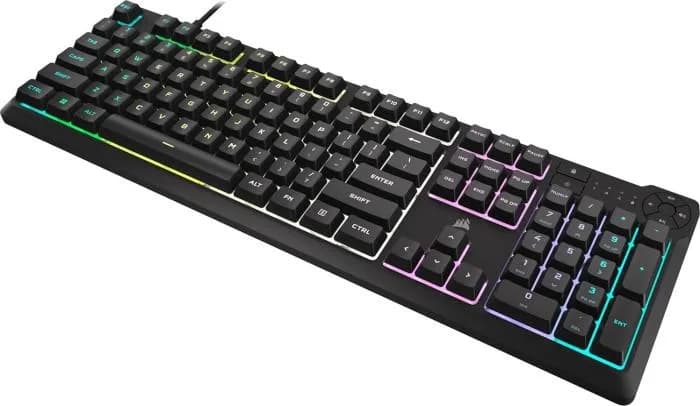 Tastatura Mecanica Gaming Corsair K55 CORE RGB, RGB, USB, Negru — miniatură