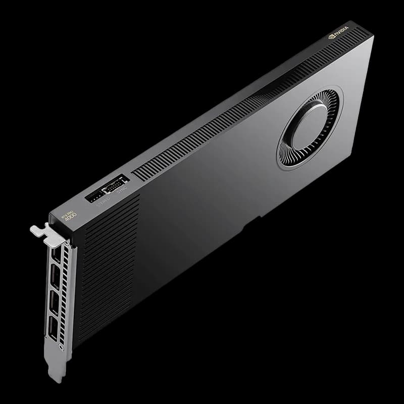 PNY nVidia RTX PRO 4000 Blackwell, 24GB GDDR7, 192-bit, PCI Express 5.0 x16, Negru, Smallbox "VCNRTXPRO4000-SB"