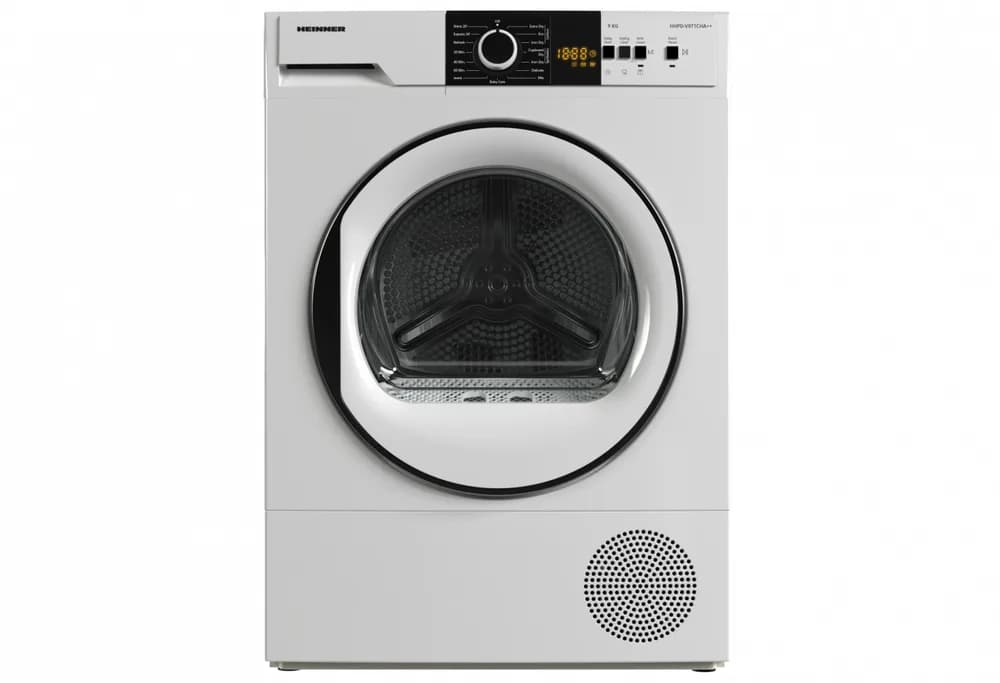 Uscator de rufe HEINNER HHPD-V9T1CHA++, 9 kg, Clasa: E, Alb