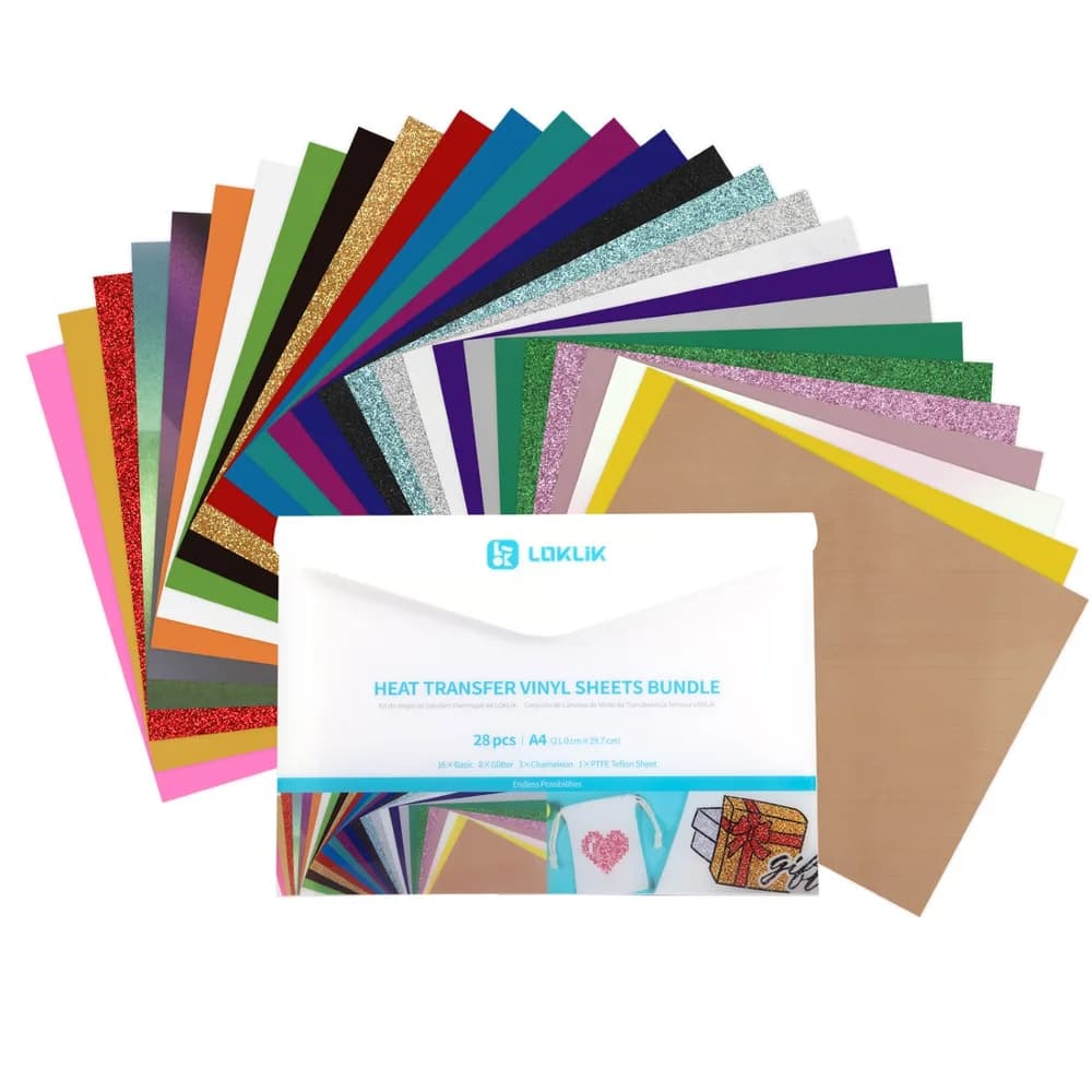 Accesoriu gravator laser LOKLiK Heat Transfer Vinyl Material Bundle — miniatură