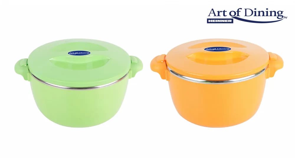 CASEROLA TERMICA 8L, NOVA, ART OF DINING BY HEINNER (mix 2 culori in bax - 2 verzi, 2 portocalii) — miniatură