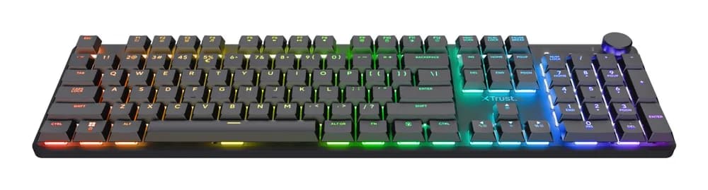 Tastatura Mecanica Gaming Trust GXT 868 Torix, Wireless, Negru — miniatură