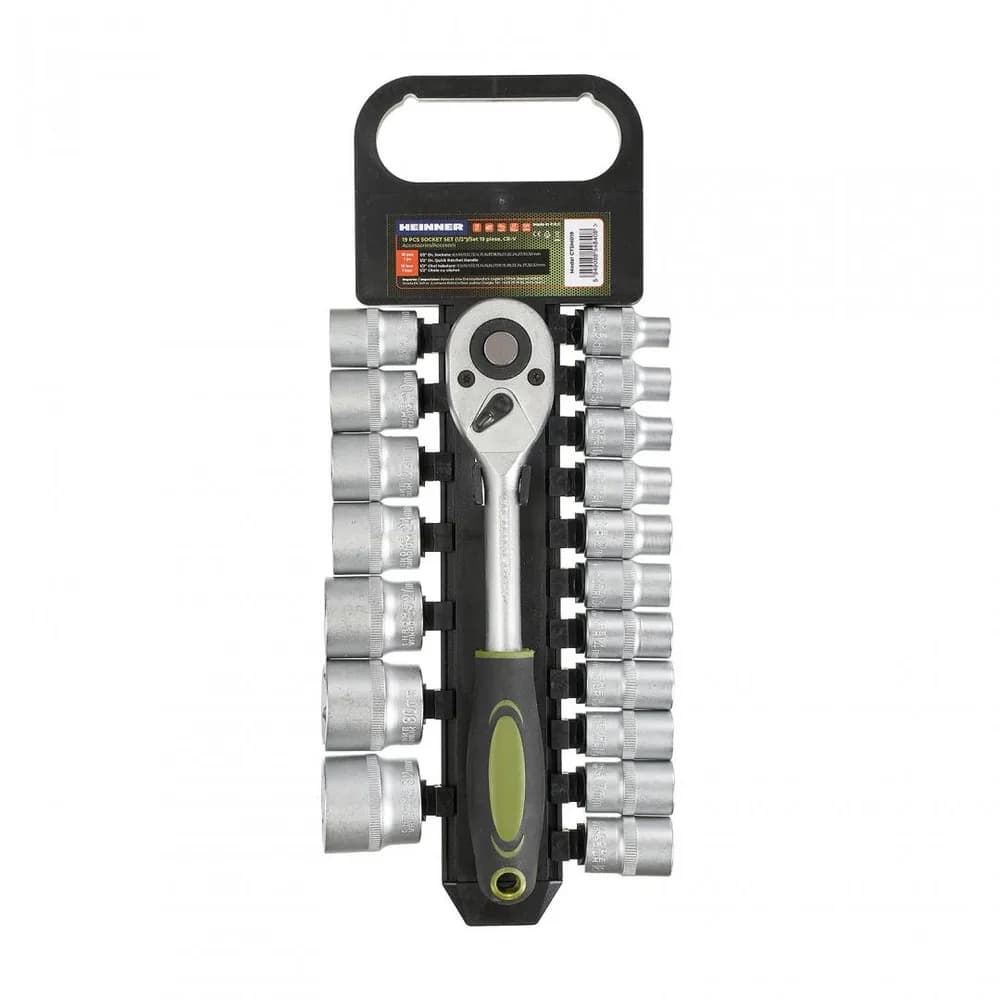 HEINNER SET 19 PIESE 1/2" CR-V