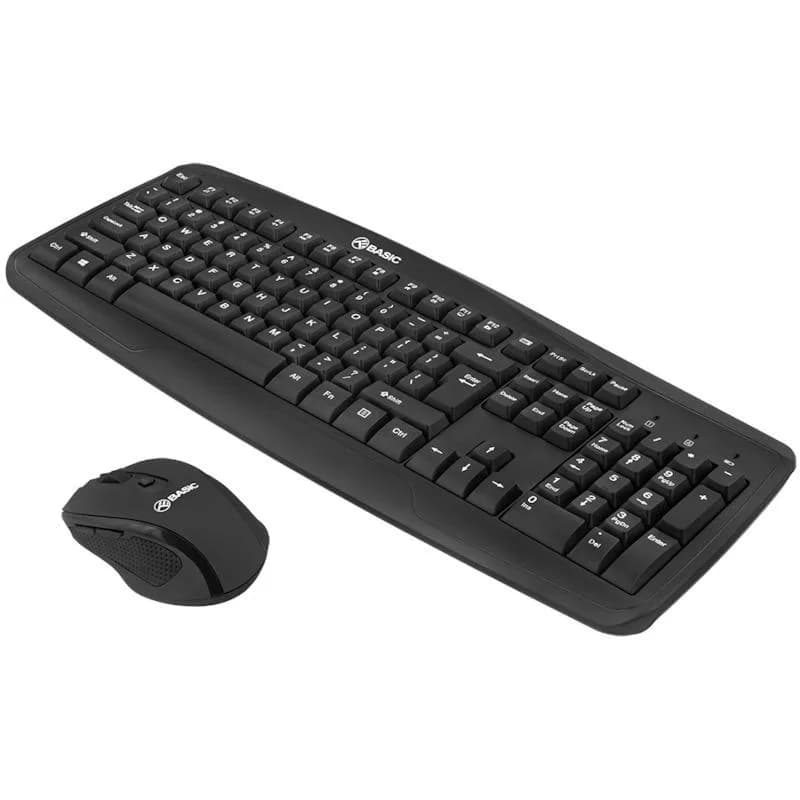 Kit Wireless tastatura si mouse TELLUR TLL491051, taste numerice, negru — miniatură