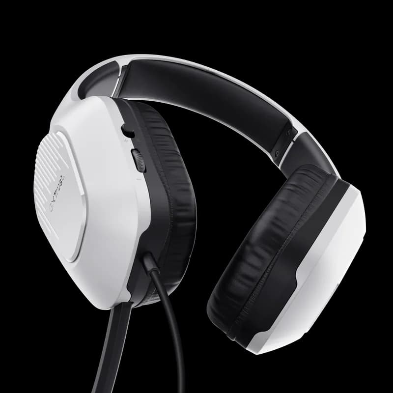 Casti Trust GXT415W Zirox. alb "TR-25147" — miniatură