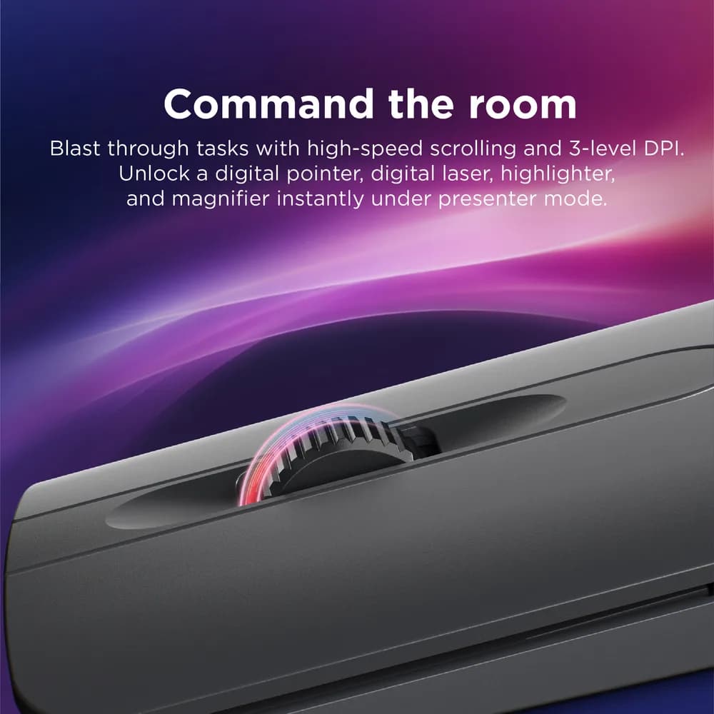Mouse Gaming Wireless Lenovo 4Y51T62792, 4000 dpi, Gri — miniatură
