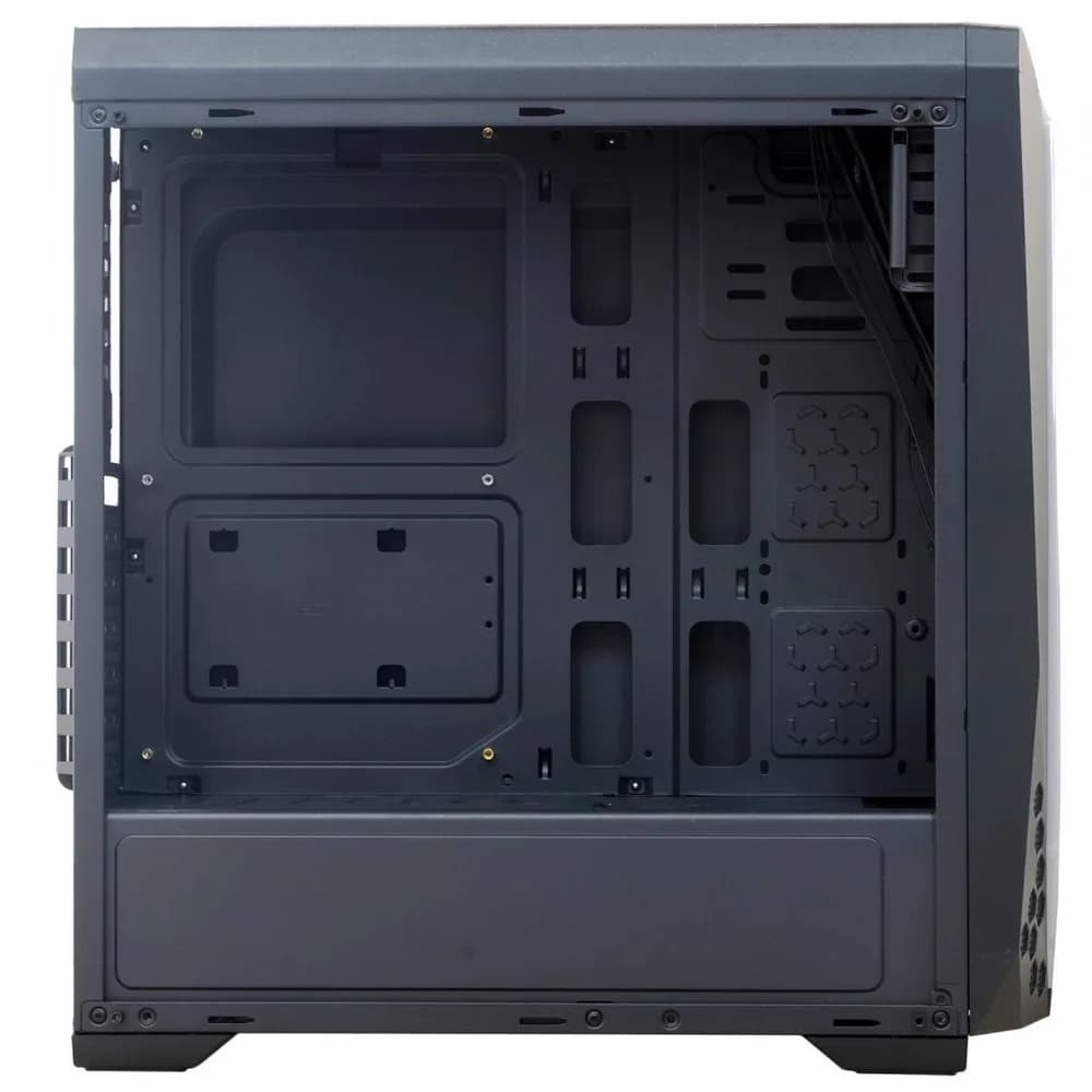 Carcasa SPACER SPCS-GC-FLASH, RGB, Mid Tower, Black — miniatură
