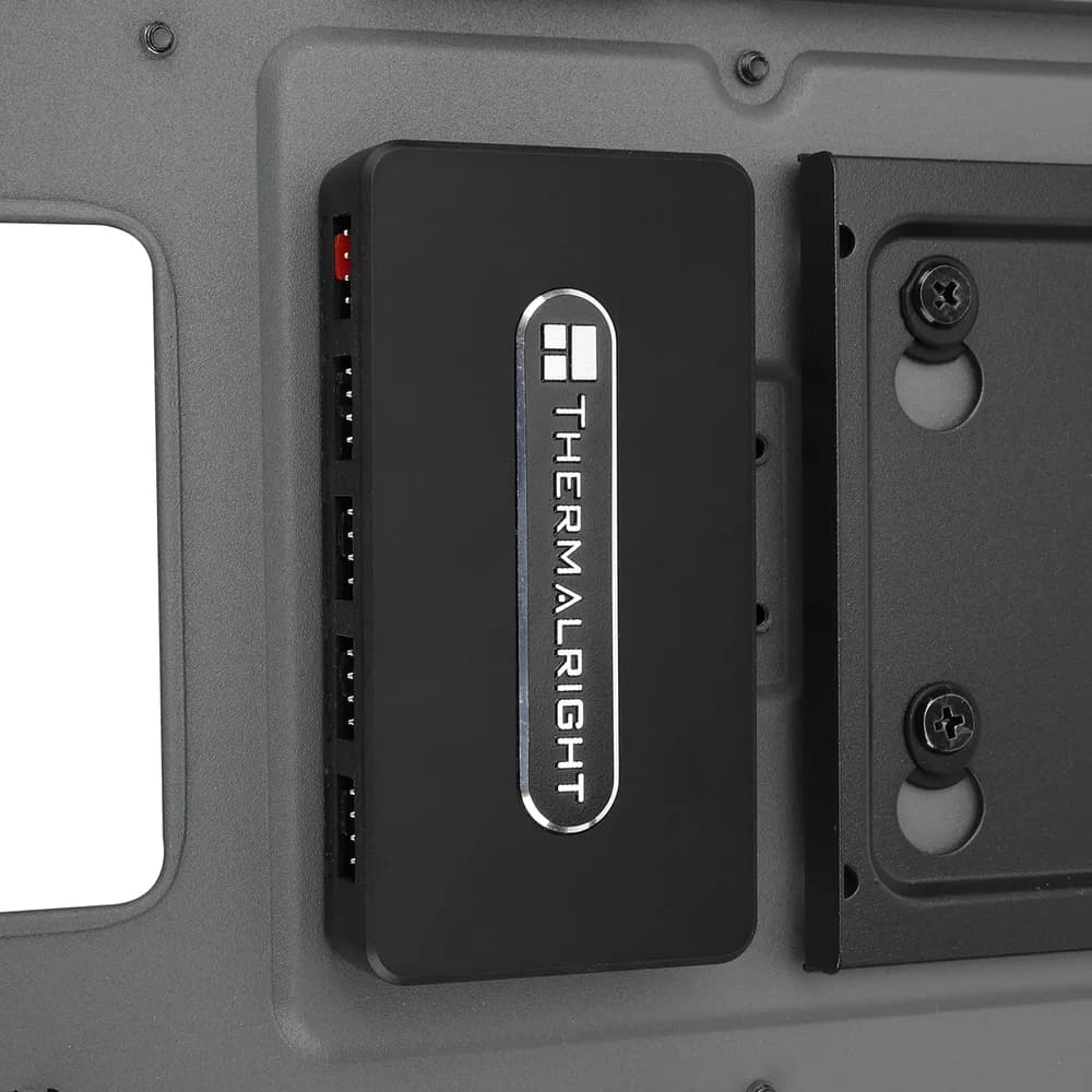 Fan HUB Controller Thermalright, PWM, 10 port , negru, "FAN-HUB-Controller REV.A" — miniatură