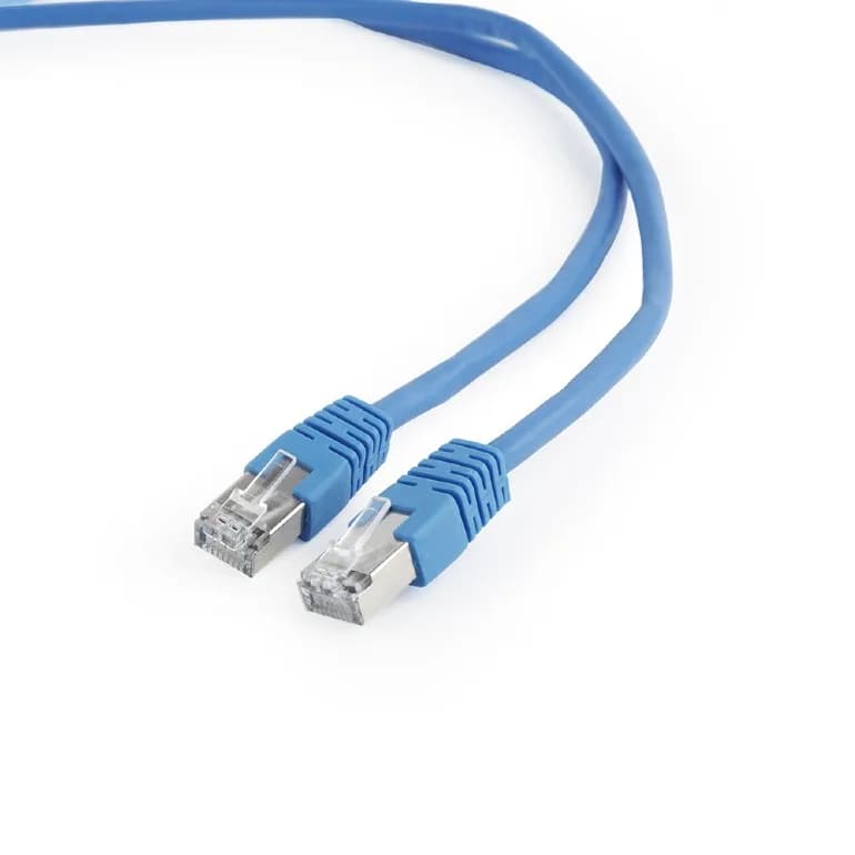 PATCH CORD FTP GEMBIRD Cat6, cupru-aluminiu, 1 m, albastru, AWG26, ecranat "PP6-1M/B"