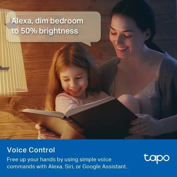 BEC LED wireless TP-LINK, 1055lm, 8.6W, E27, intensitate reglabila, control prin smartph.cu apl.Tapo, ajustare auto a luminii in fct. de mom zilei-diferite culori "Tapo L535E" — miniatură