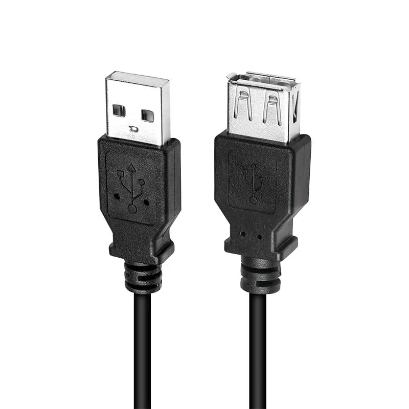 CABLU USB LOGILINK prelungitor, USB 2.0 (T) la USB 2.0 (M), 3m, negru, "CU0011B" — miniatură