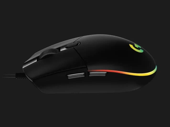 Mouse Gaming Logitech G203 LIGHTSYNC, 8000 dpi, Negru — miniatură