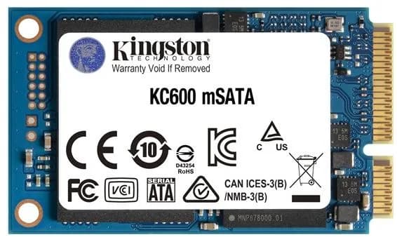 SSD KINGSTON SKC600MS, 1TB, mSATA, S-ATA 3, 3D TLC Nand, R/W: 550/520 MB/s, "SKC600MS/1024G"