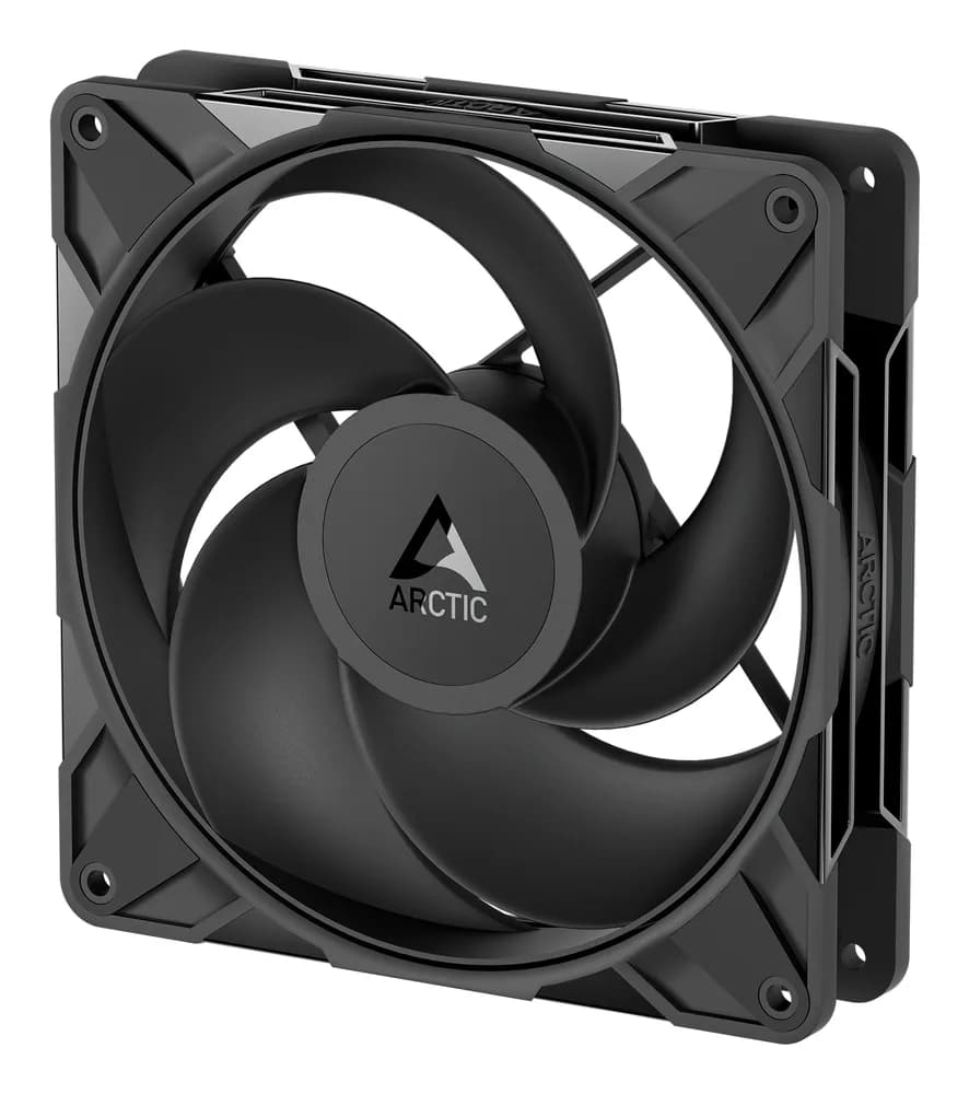Set 3 ventilatoare Arctic "P14 Pro Reverse - 3 Pack", 140mm, 400 - 2650 RPM, FDB, 98 cfm, 4-Pin Fan Plug + 4-Pin Socket, negru, "ACFAN00330A" — miniatură