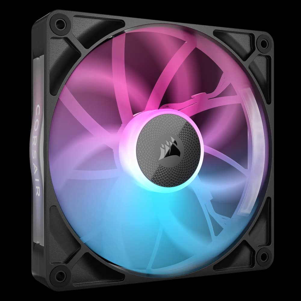 VENTILATOR Corsair iCUE LINK RX140 1x140mm RGB NEGRU, 0.400-2100 RPM +/- 10%,18.1-95.7 CFM, Presiune Statica: 0.15-3.79 mm-H2O, 10-36dBA, Prindere magnetica, Lungime cablu 135mm "CO-9051019-WW" — miniatură