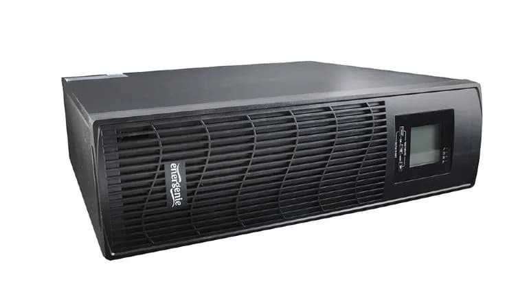UPS GEMBIRD, Line Int. cu sinusoida pura cu management, rack, 3000VA/1800W, AVR, IEC x 6/ Schuko x 1, 4 x baterie 12V/9Ah, display LCD, back-up 11 - 20 min., "EG-UPSRACK-13" — miniatură