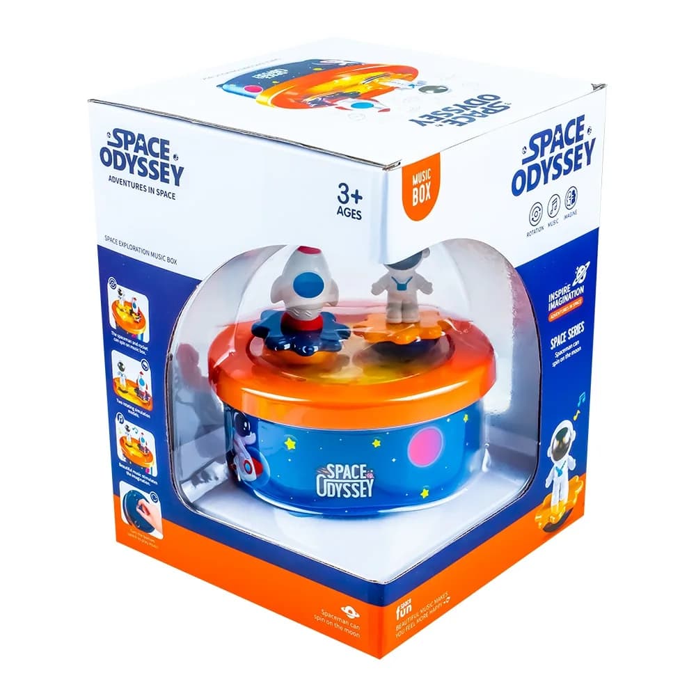 Cutie muzicala, Spatiu — miniatură