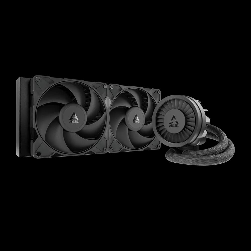 COOLER Arctic "Liquid Freezer III Pro 280", skt. LGA1851, LGA 1700, AM4, AM5, racire cu lichid, 2 x 140mm P14 Pro, 800 - 2800 RPM, negru "ACFRE00179A" — miniatură