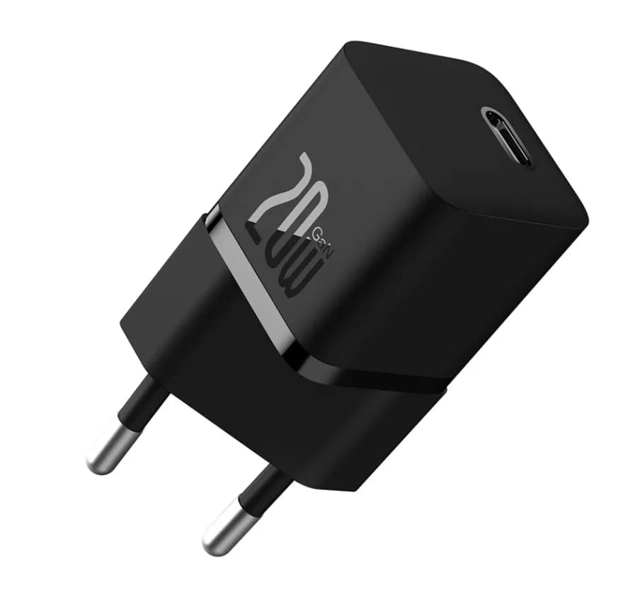INCARCATOR retea Baseus GaN5 mini, Quick Charge 20W, 1 x USB Type-C, negru "P10110900117-Z1" - 6932172646219