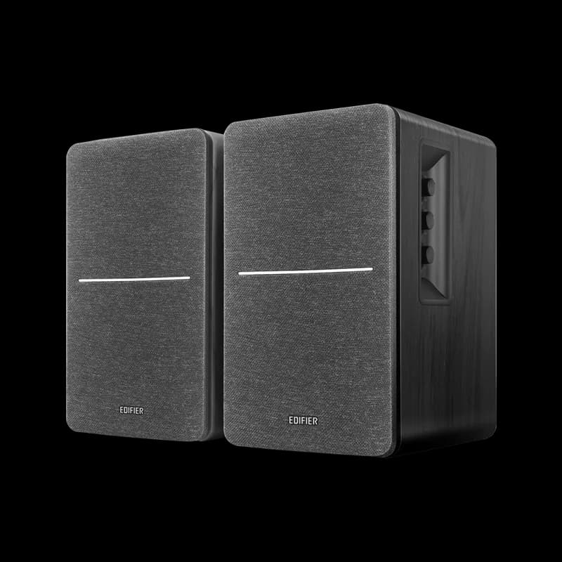 BOXE EDIFIER 2.0, RMS: 42W (2 x 21W), bluetooth, telecomanda wireless, volum, bass, treble, optical, sub-out, black, "R1280DBS-BK" — miniatură