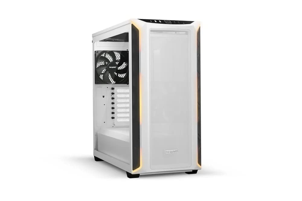 CARCASA be quiet! "SHADOW BASE 800DX", Middle Tower, ATX, fara sursa, 3xfan, USB 3.2 gen 1 x 2, USB Type-C x 1, audio+mic, PSU shroud, 7 sloturi expansiune, ARGB, alb, "BGW62"