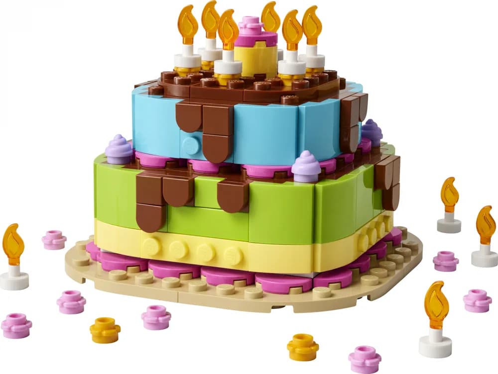 TORT PENTRU PETRECEREA DE ZI DE NASTERE LEGO40815 — miniatură