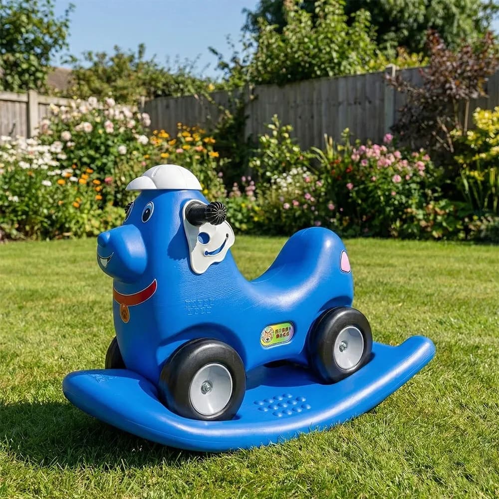 Catel balansoar 2 in 1, albastru - ROBENTOYS — miniatură