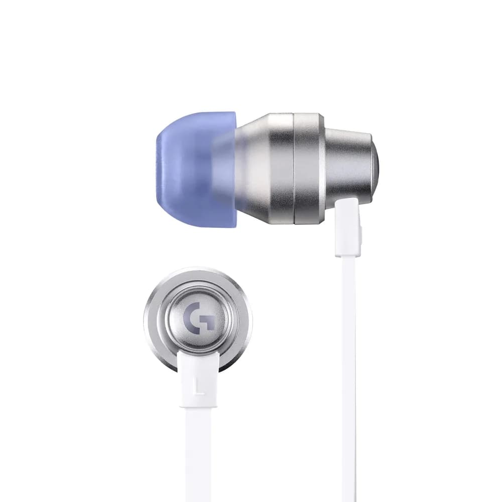 LOGITECH G333 Gaming Earphones - WHITE - 3.5 MM - EMEA, "981-000930" — miniatură
