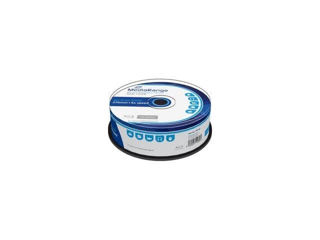 MediaRange BD-R Dual Layer 50GB 6x speed, Cake 25 "MR508"